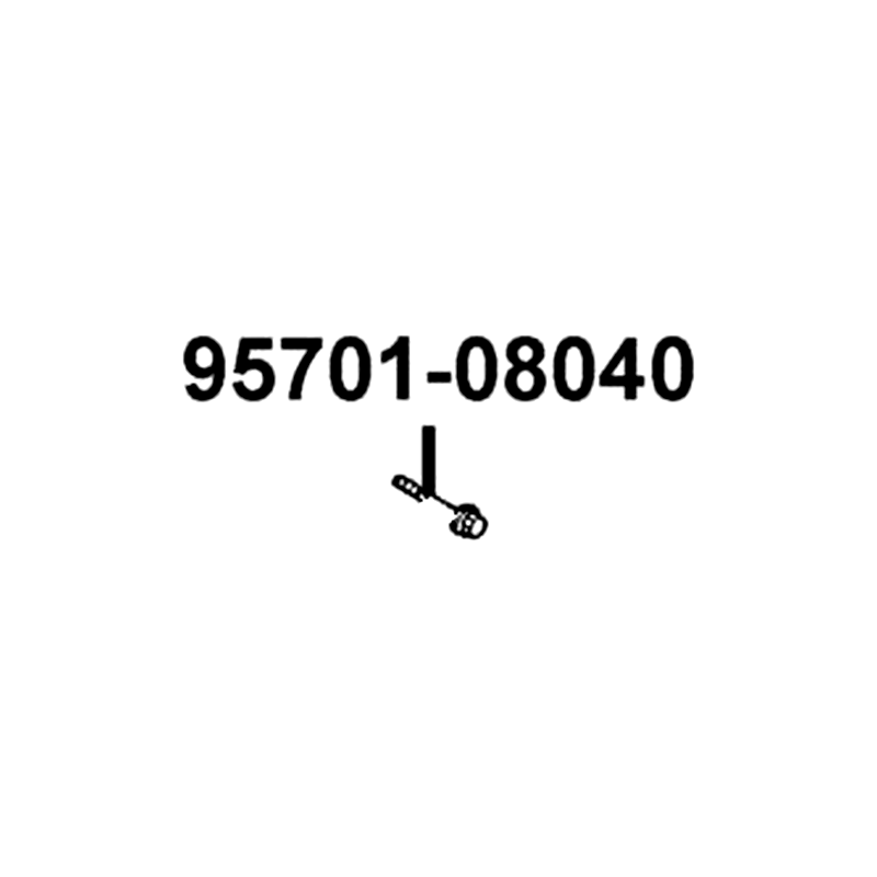 95701-08040-08G BOLT FLANGE 8*40 — diagram cutout