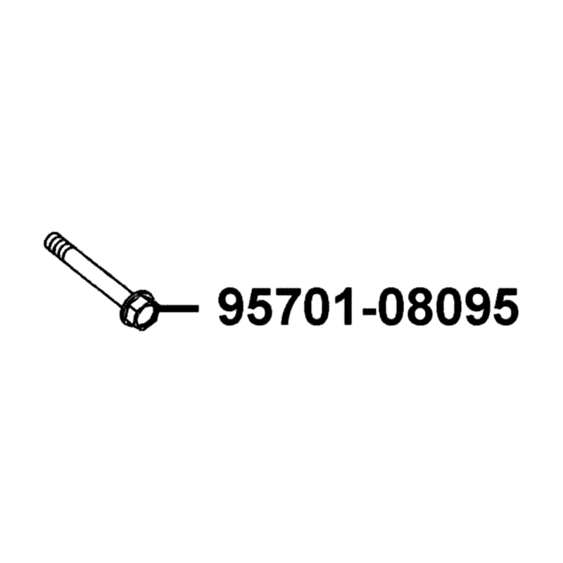 95701-08095-07 BOLT FLANGE 8*95 — diagram cutout