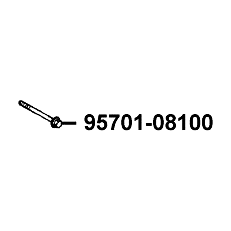 95701-08100-07G BOLT FLANGE 8*100 — diagram cutout