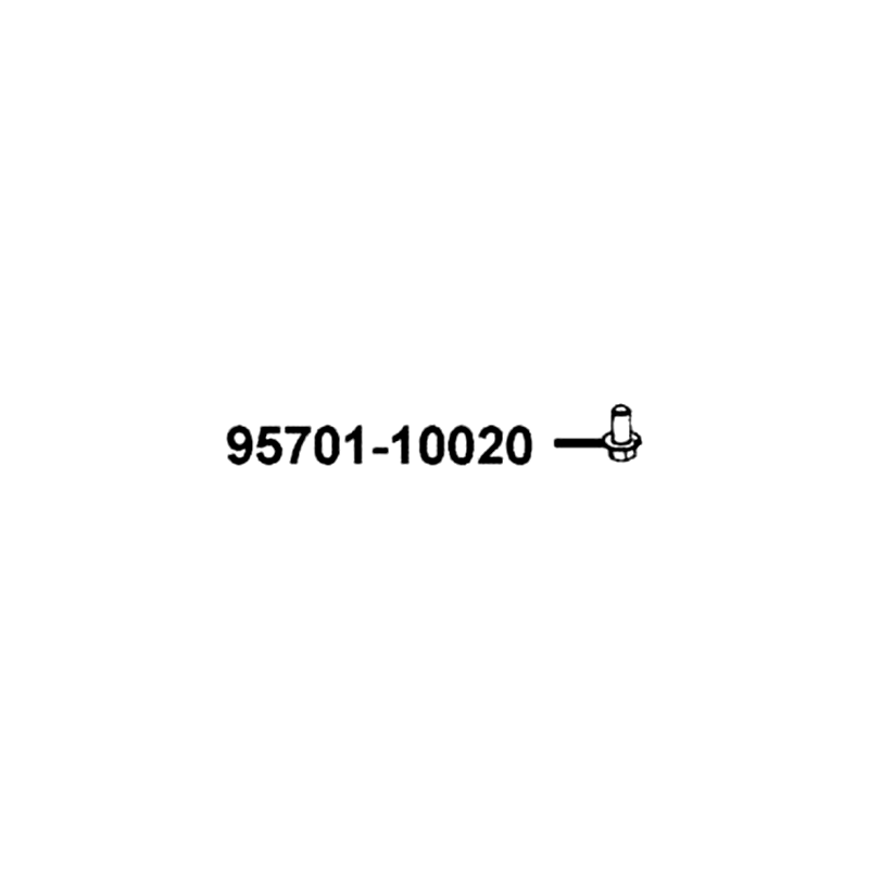 95701-10020-06 BOLT FLANGE 10*20 — diagram cutout
