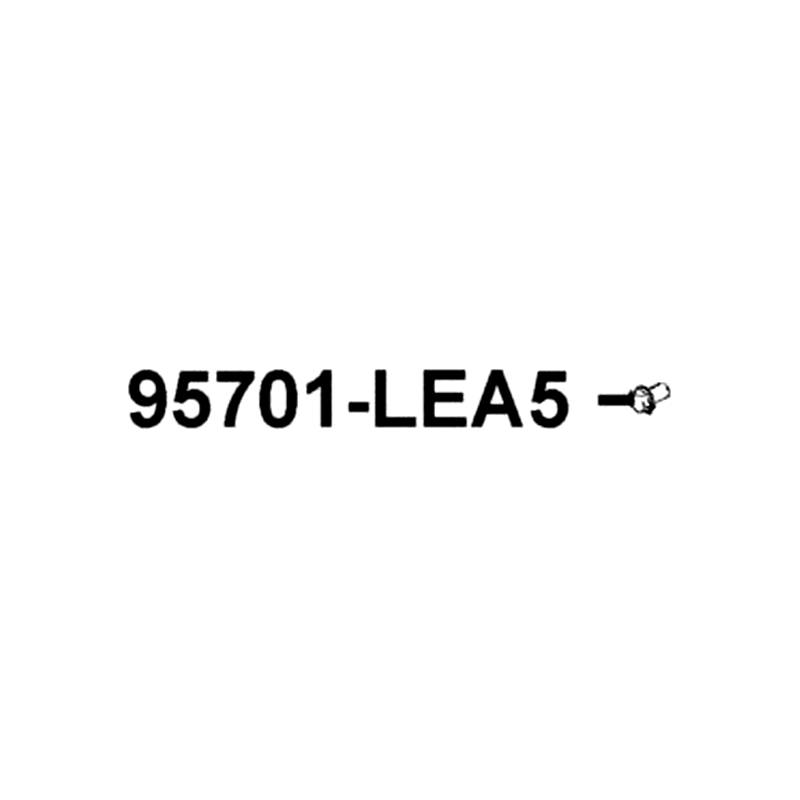 95701-LEA5-C00 BOLT M8*25 — diagram cutout