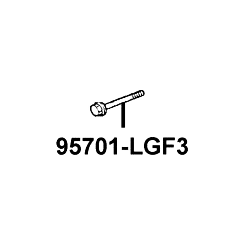 95701-LGF3-E90 BOLT TORQUE 6X50 — diagram cutout