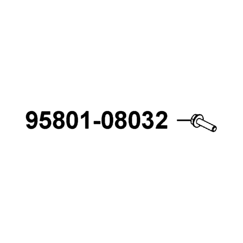 95801-08032-07G BOLT FLANGE 8*32(K) — diagram cutout