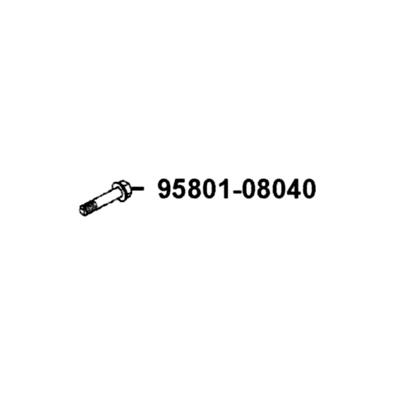 95801-08040-06 BOLT FLANGE 8*40 — diagram cutout