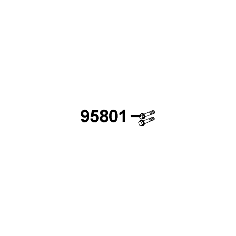 95801-08040-08G BOLT FLANGE 8*40 — diagram cutout
