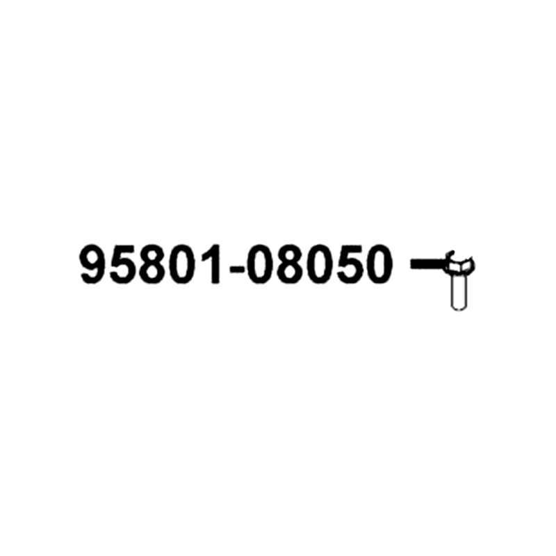 95801-08050-06 BOLT FLANGE 8*50 — diagram cutout