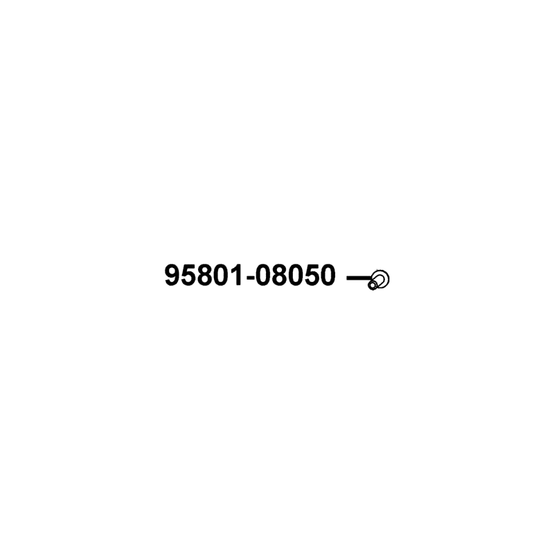 95801-08050-07G BOLT FLANGE 8*50(G) — diagram cutout