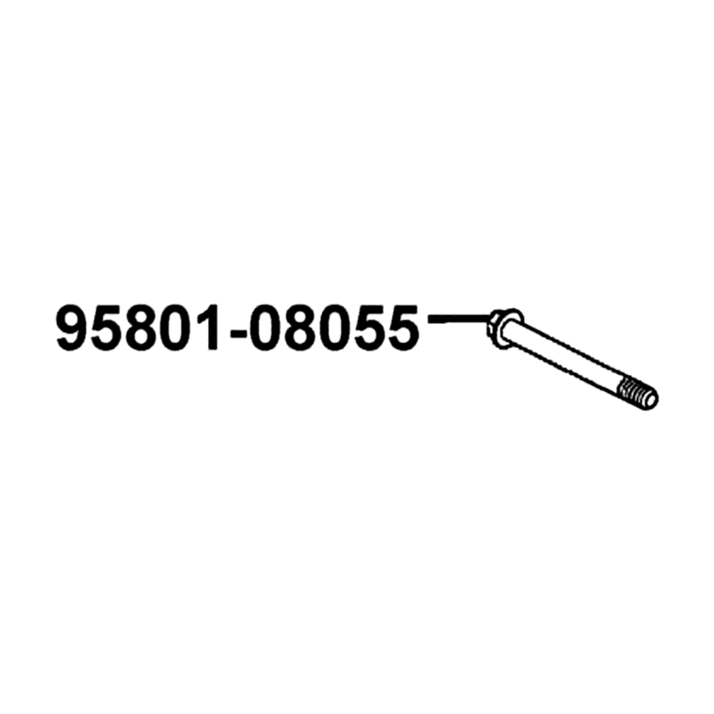 95801-08055-07 BOLT FLANGE 8*55 (K) — diagram cutout