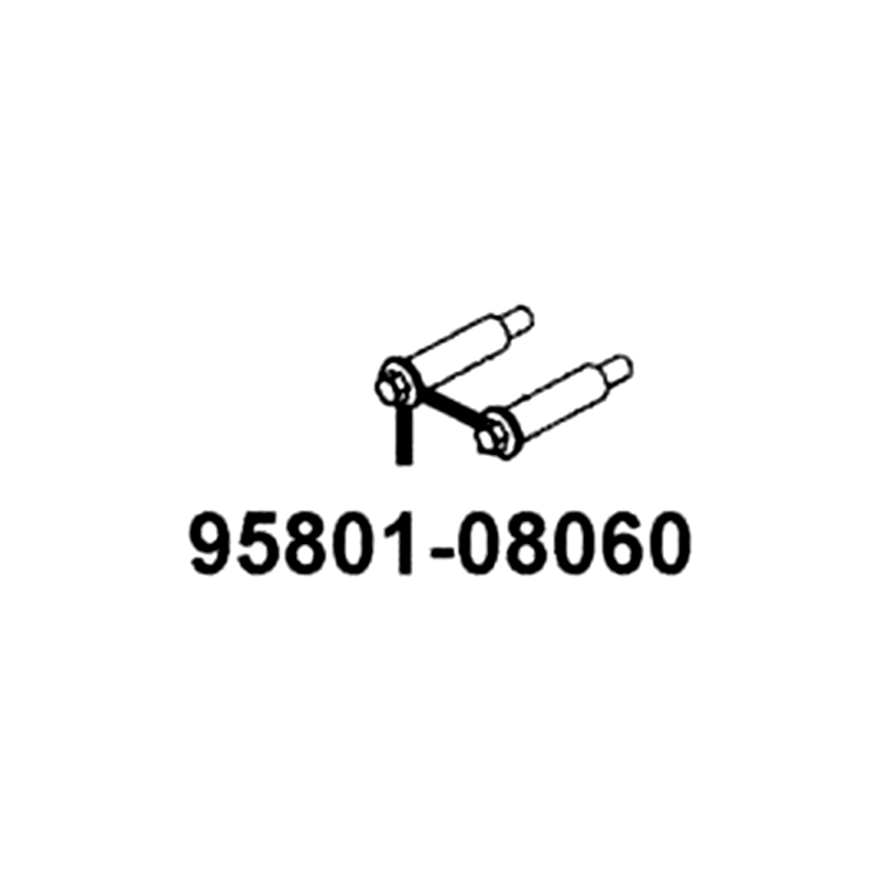 95801-08060-06 BOLT FLANGE 8*60 — diagram cutout