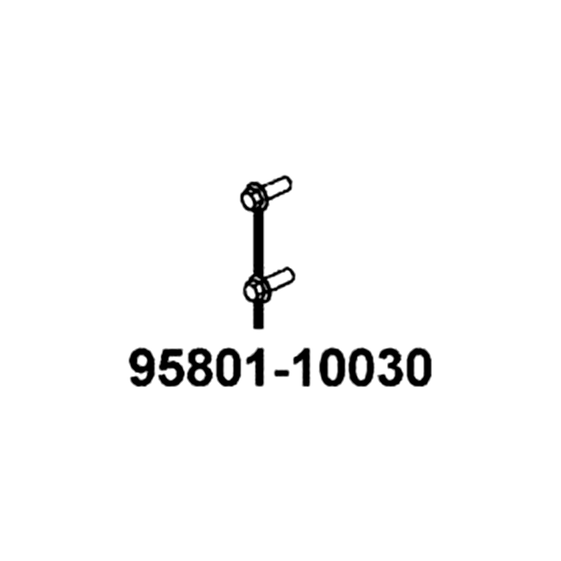 95801-10030-06 BOLT FLANGE 10X30 — diagram cutout