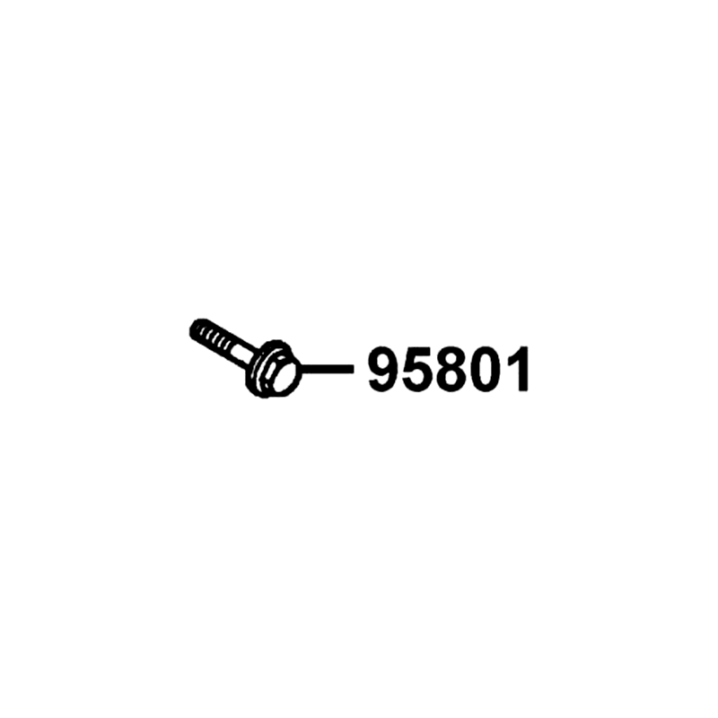 95801-10030-07G BOLT FLANGE 10*30 (G) — diagram cutout