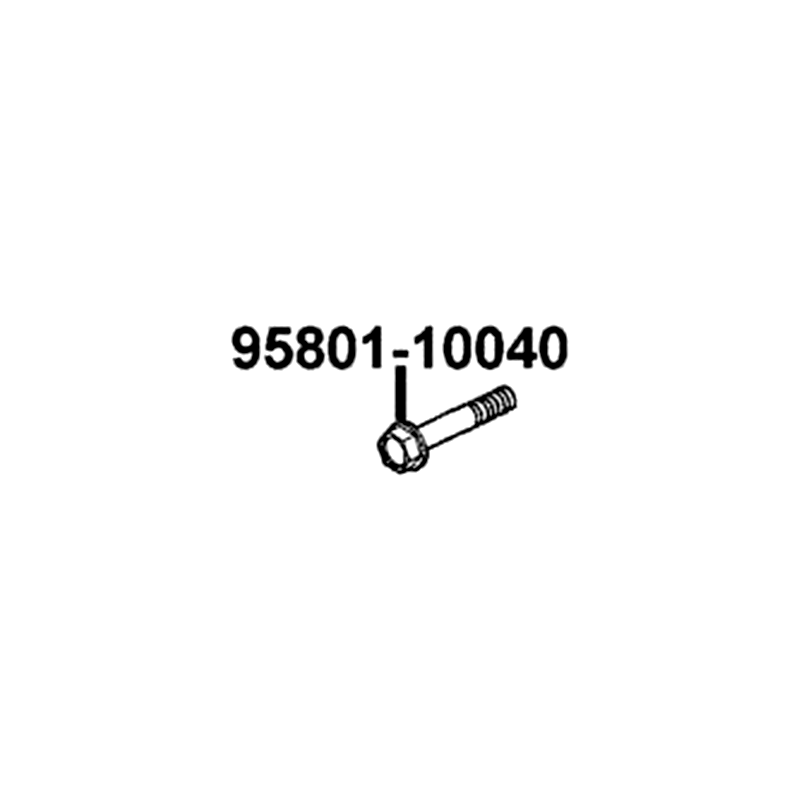 95801-10040-06 BOLT FLANGE 10X40 — diagram cutout