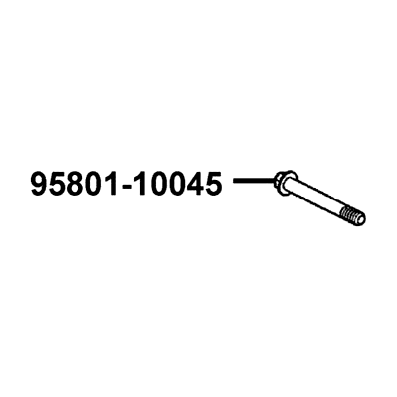 95801-10045-07G BOLT FLANGE 10*45 — diagram cutout