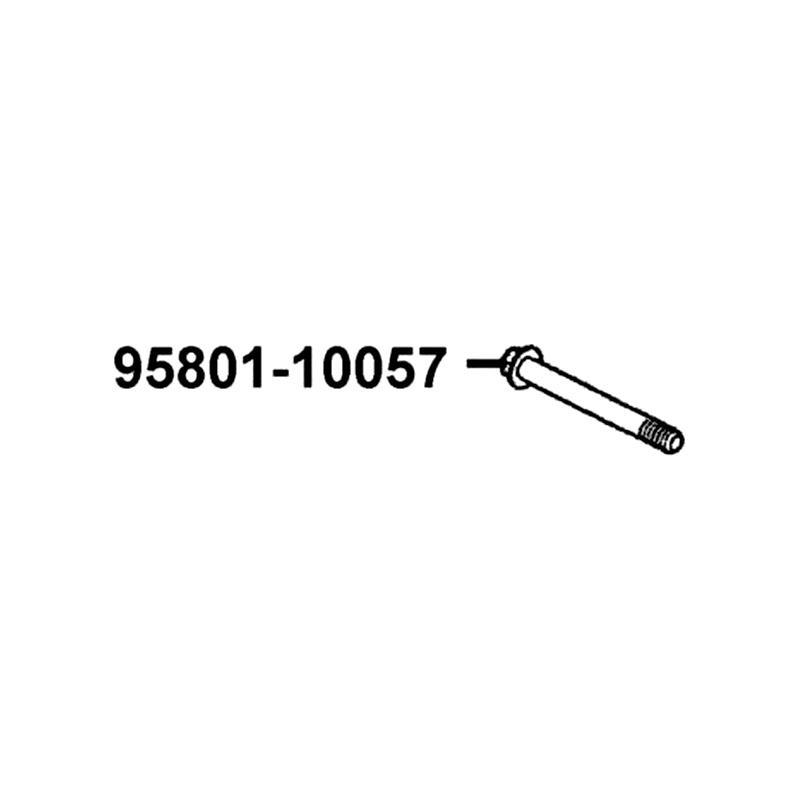 95801-10057-07G BOLT FLANGE 10*57 — diagram cutout