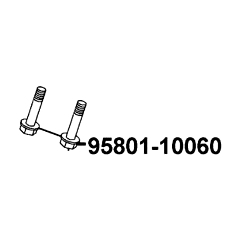 95801-10060-06 BOLT FLANGE 10*60 — diagram cutout