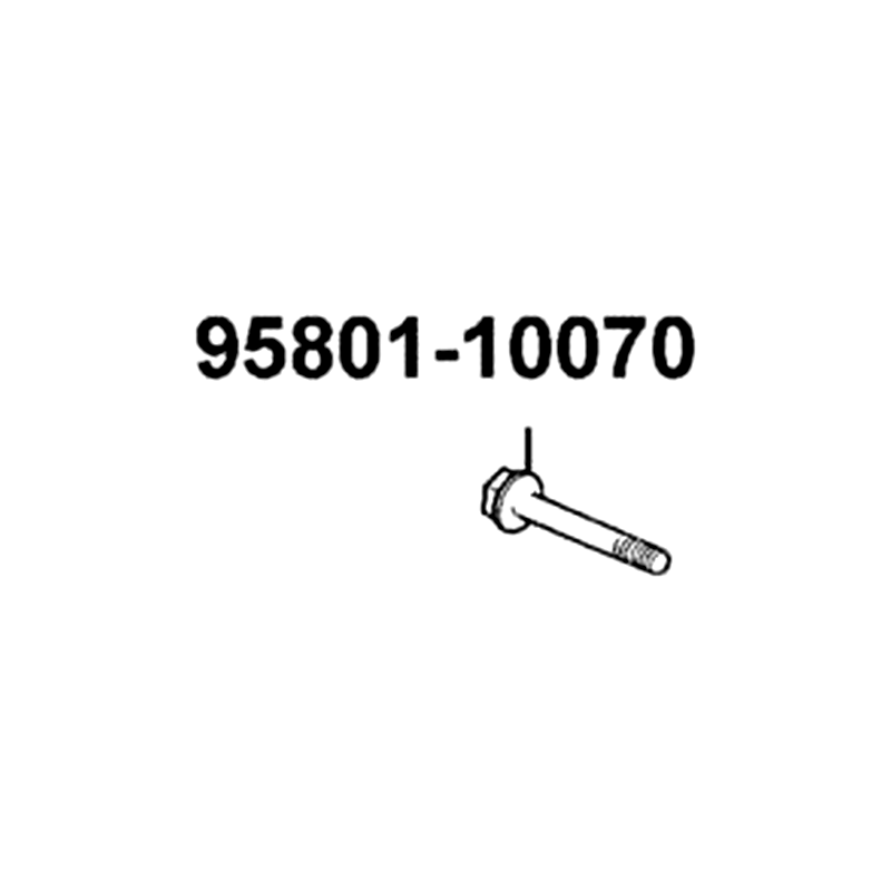 95801-10070-06 BOLT FLANGE 10*70 (G) — diagram cutout