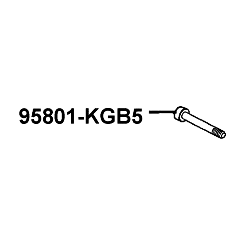 95801-KGB5-C00 BOLT TORX M8*60 — diagram cutout