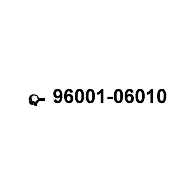 96001-06010-00 BOLT FLANGE SH 6X10 — diagram cutout