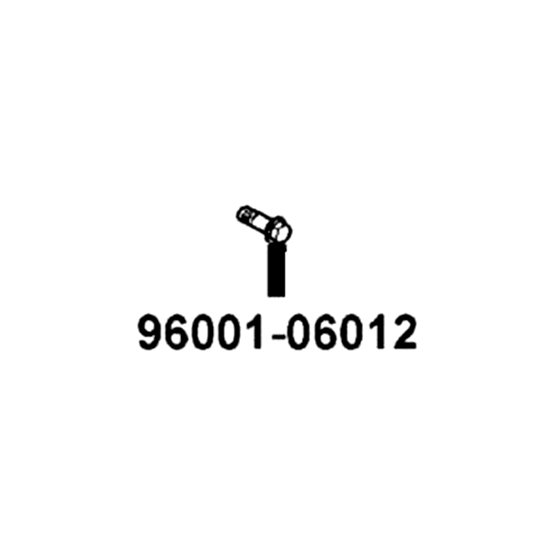 96001-06012-02 BOLT FLANGE SH 6*12 (Cr) — diagram cutout