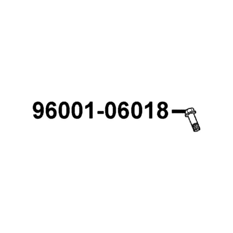 96001-06018-08G BOLT FLANGE SH 6*18 (C) — diagram cutout
