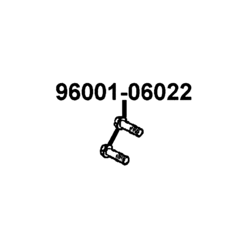96001-06022-06 BOLT FLANGE SH 6X22 — diagram cutout