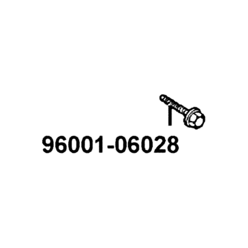 96001-06028-02 BOLT FLANGE SH 6*28 — diagram cutout