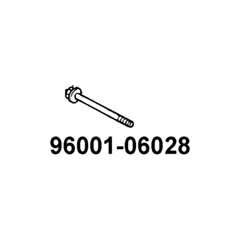 96001-06028-08 BOLT FLANGE SH 6*28 — diagram cutout