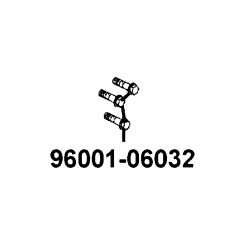 96001-06032-06 BOLT FLANGE SH 6*32 — diagram cutout