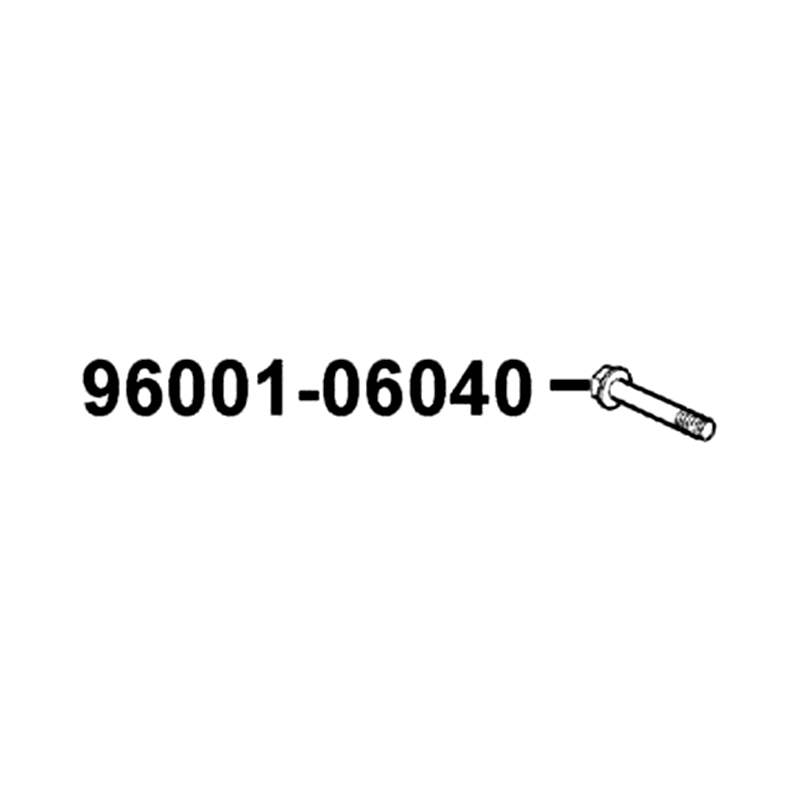 96001-06040-07 BOLT FLANGE SH6*40 — diagram cutout
