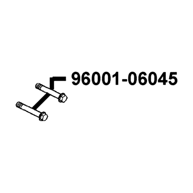 96001-06045-08G BOLT FLANGE SH 6x45 (C) — diagram cutout