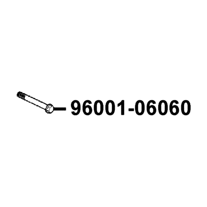 96001-06060-07 BOLT FLANGE SH 6*60 (K) — diagram cutout