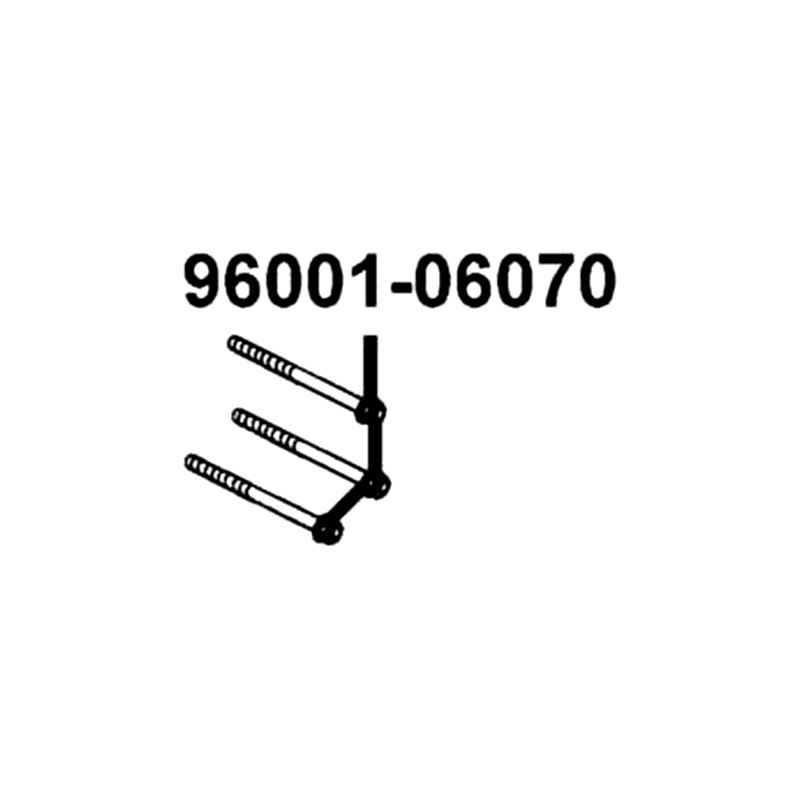 96001-06070-06 BOLT FLANGE SH 6*70 — diagram cutout