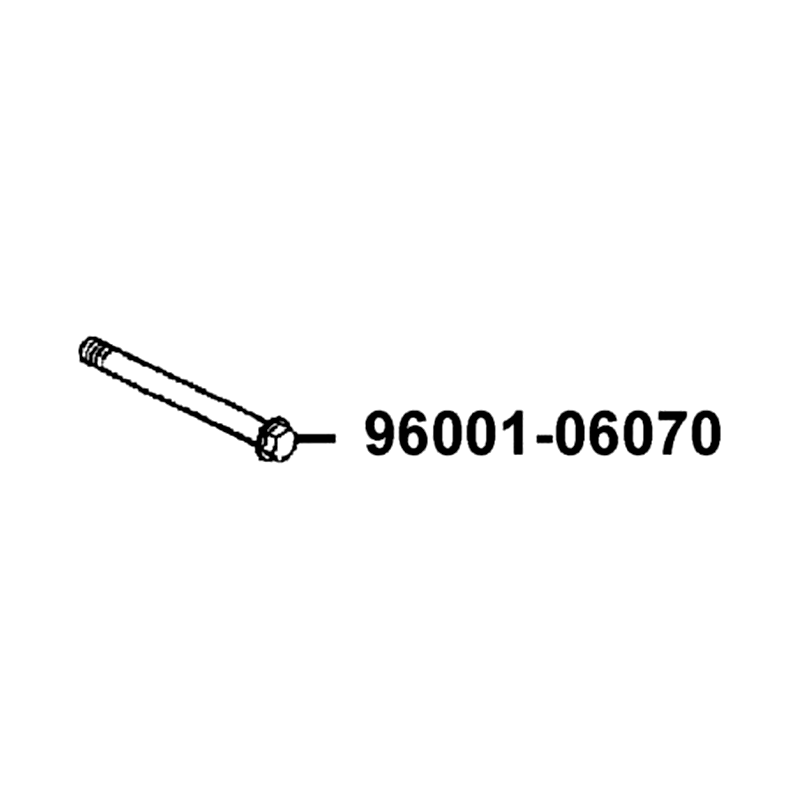 96001-06070-07G BOLT FLANGE SH 6*70(K) — diagram cutout