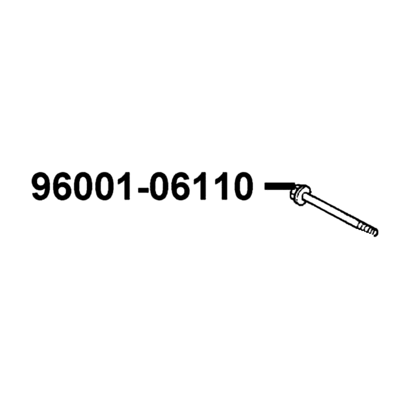 96001-06110-08G BOLT FLANGE SH 6*110 (B) — diagram cutout