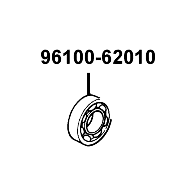 96100-62010-00 BRG BALL RADIAL 6201 — diagram cutout