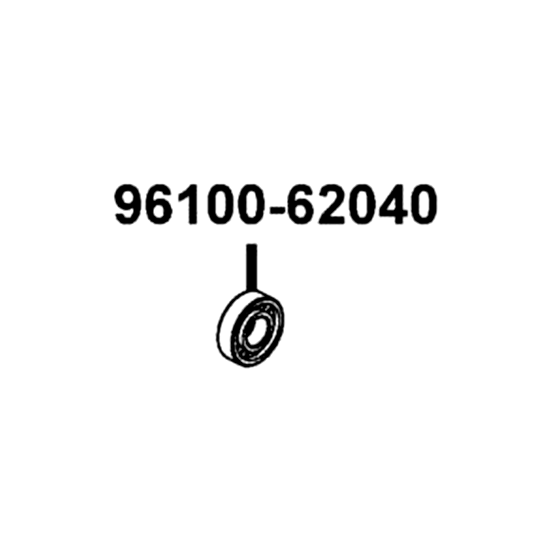 96100-62040-00 BEARING BALL RADIAL 6204 — diagram cutout