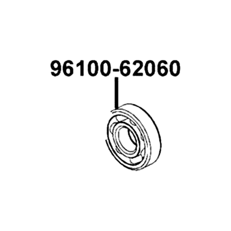 96100-62060-00 BRG RADIAL BALL 6206 — diagram cutout