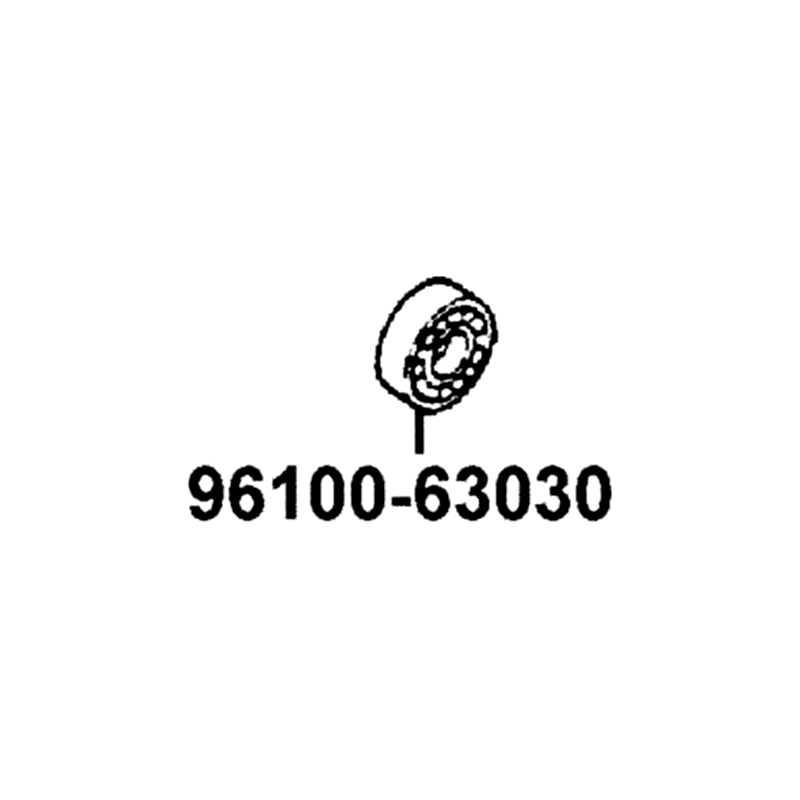 96100-63030-00 BEARING BALL RADIAL 6303 — diagram cutout