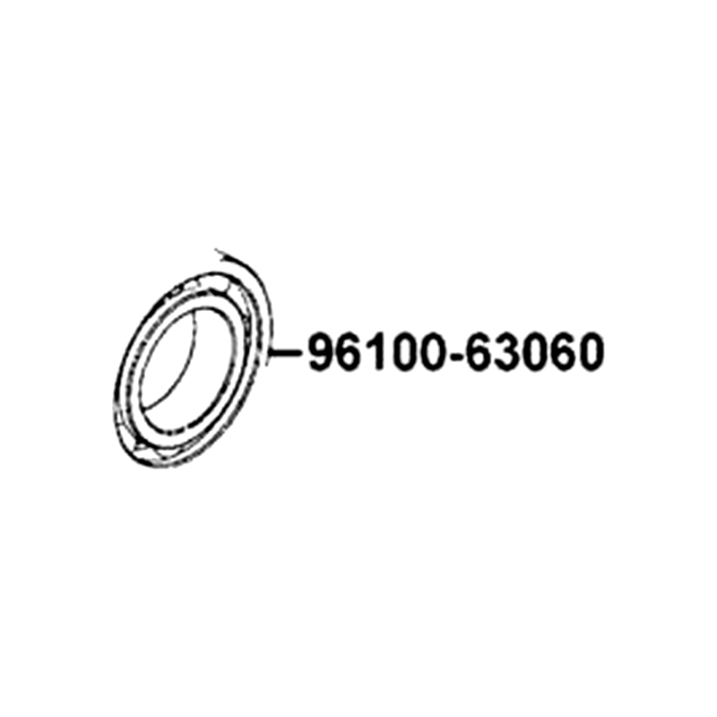 96100-63060-00 BRG BALL RADIAL 6306 — diagram cutout