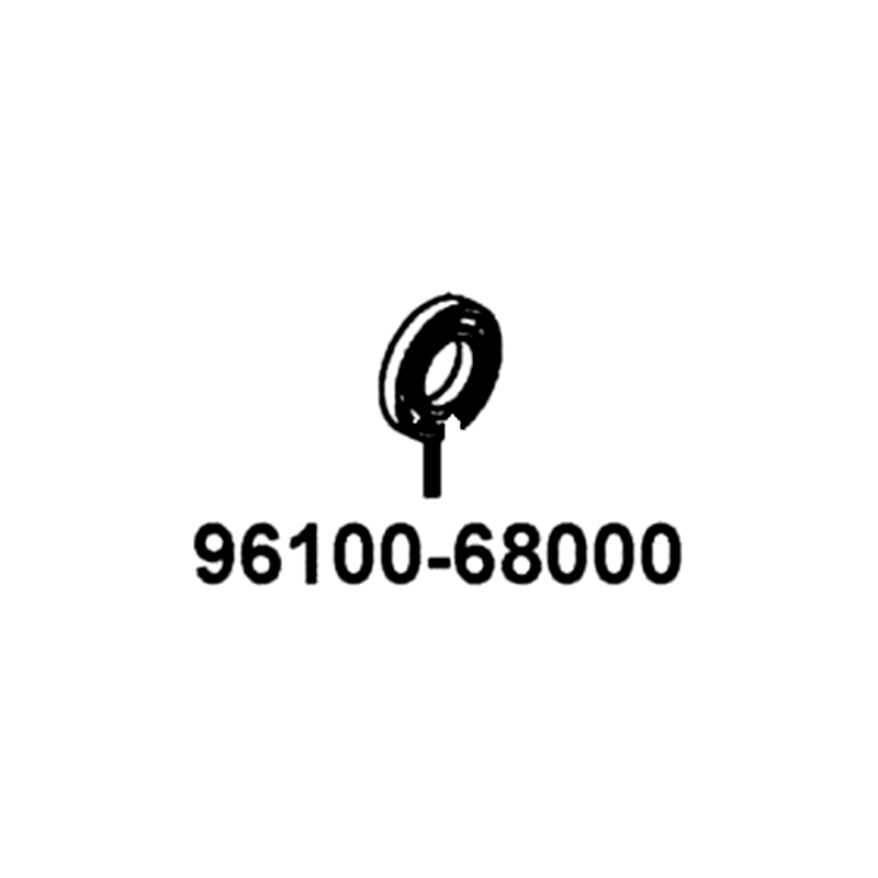 96100-68000-00 BEARING BALL RADIAL 6800 — diagram cutout