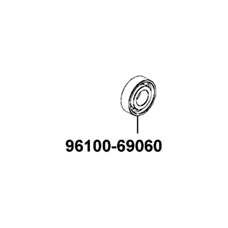 96100-69060-00 BEARING BALL RADIAL 6906 — diagram cutout
