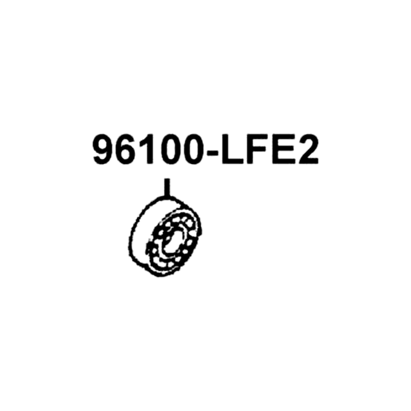 96100-LFE2-C00 BEARING BALL RADIAL TMB2/22CC4 — diagram cutout