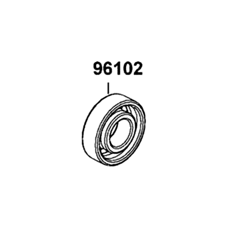 96102-PUA5-E00 BEARING BALL DIN 625-62/22C3 — diagram cutout