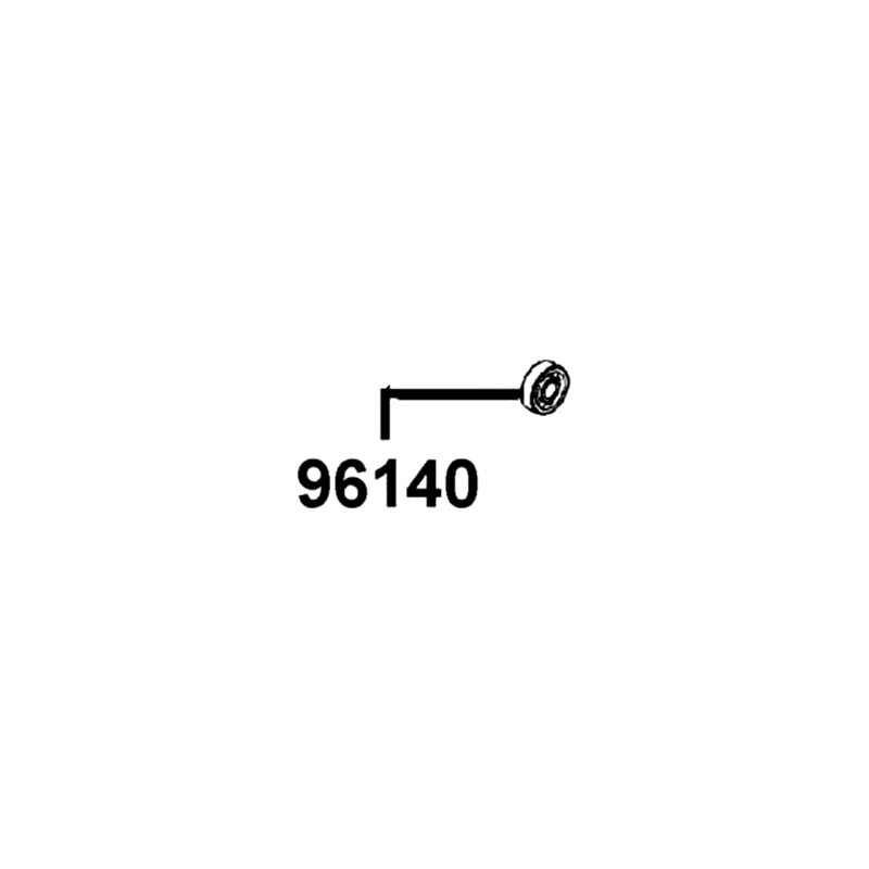 96140-63010-10 BEARING BALL RADIAL 6301 U — diagram cutout