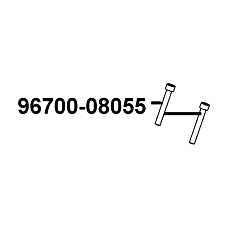 96700-08055-02 BOLT FLANGE SH 8*55(CR) — diagram cutout