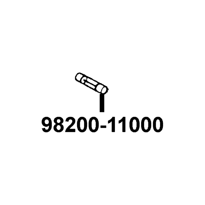 98200-11000 FUSE A10 — diagram cutout