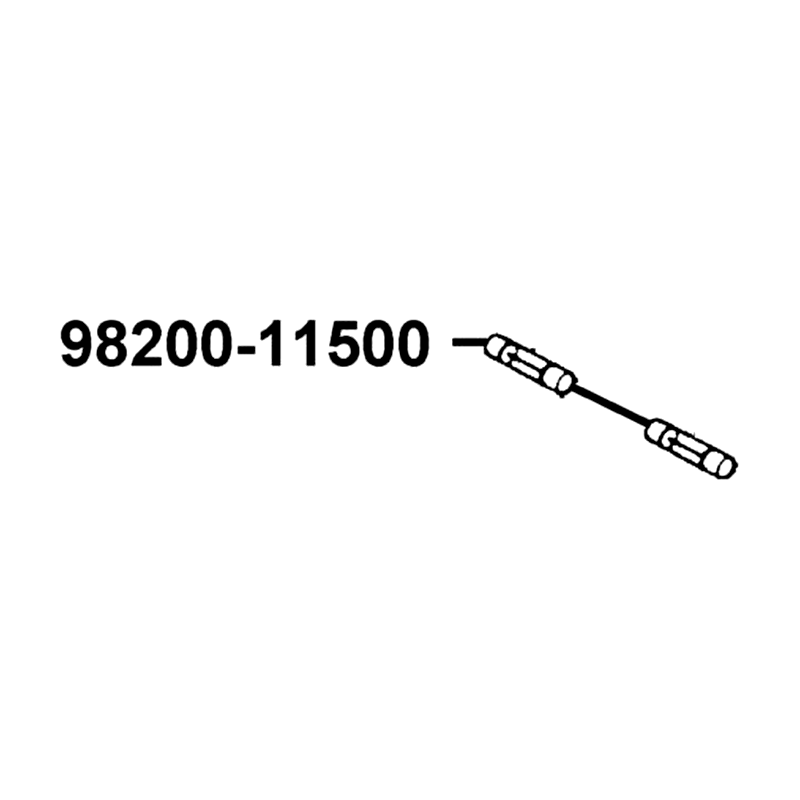 98200-11500 FUSE 15A — diagram cutout