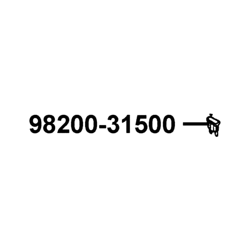 98200-31500 BLADE FUSE 15A — diagram cutout