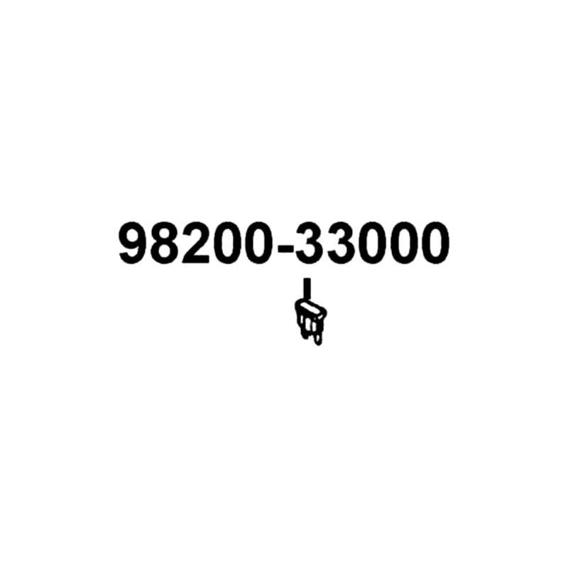 98200-33000 BLADE FUSE 30A — diagram cutout