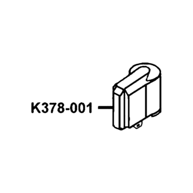 K378-001 CAP ASSY — diagram cutout